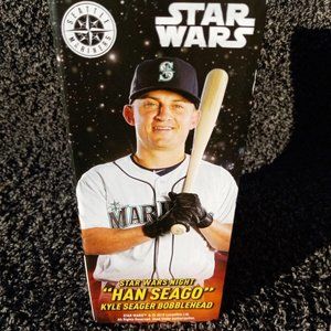 Seattle Mariners Kyle Seager Star Wars Bobblehead 2018 "Han Seago"